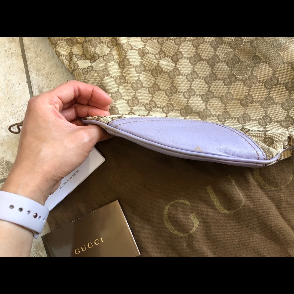 Authentic Rare Gucci Monogram Shoulder Purse - image 6